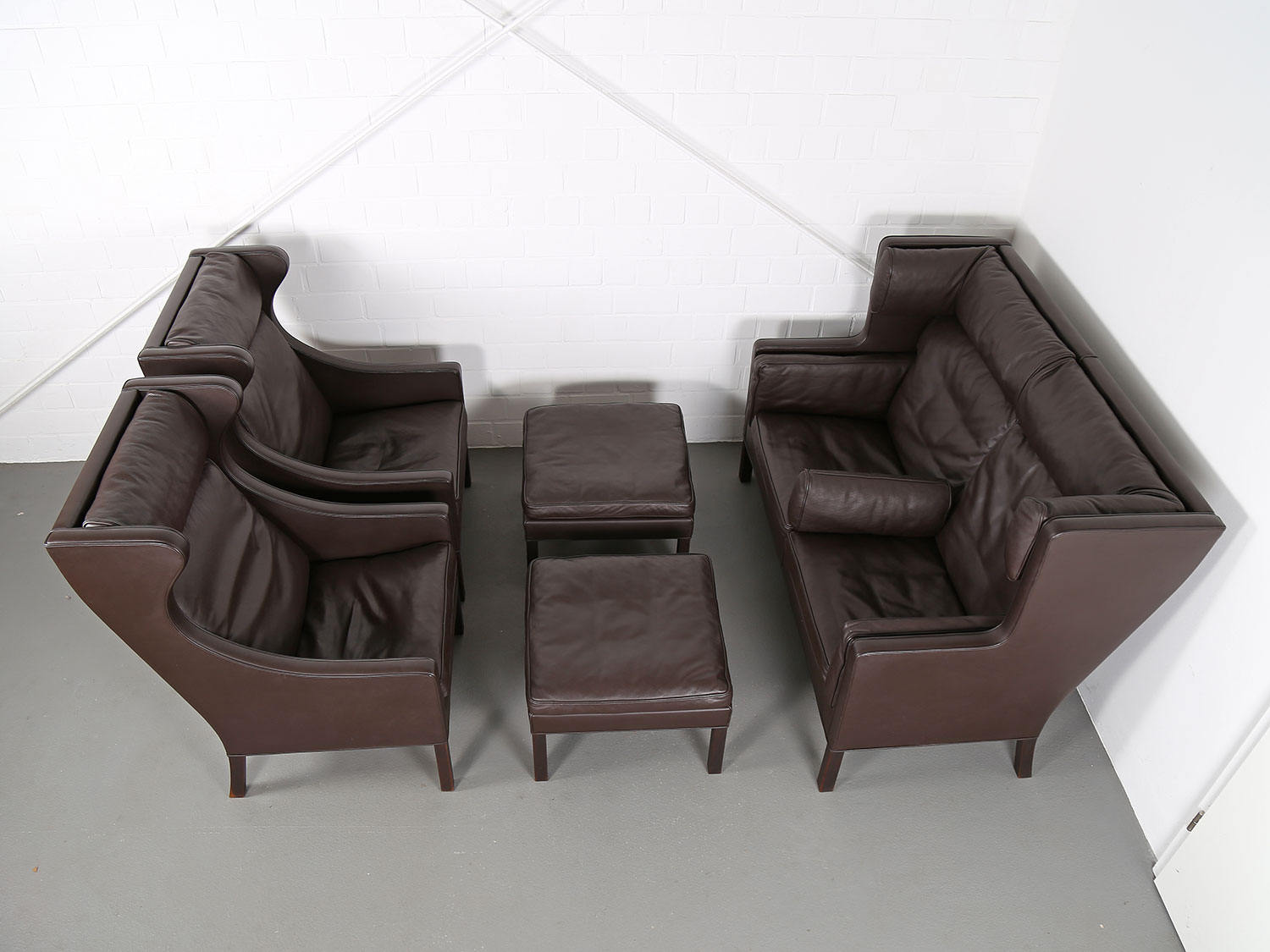 Vintage 2192 Coupe Sofa von Borge Mogensen für Fredericia