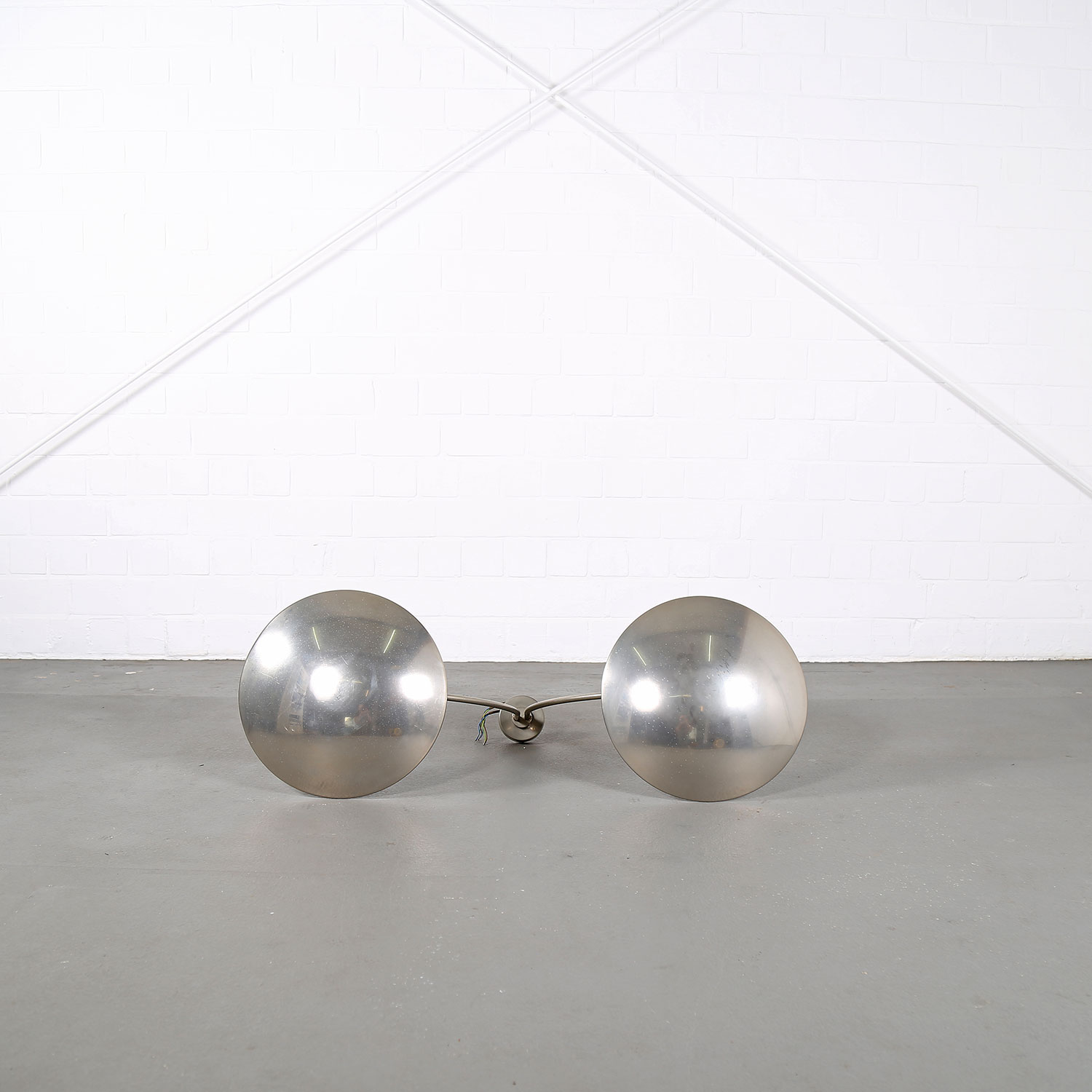 Deckenleuchte Florian Schulz Design Duan Modern Kaiser Idell Doppelarm Messing silber