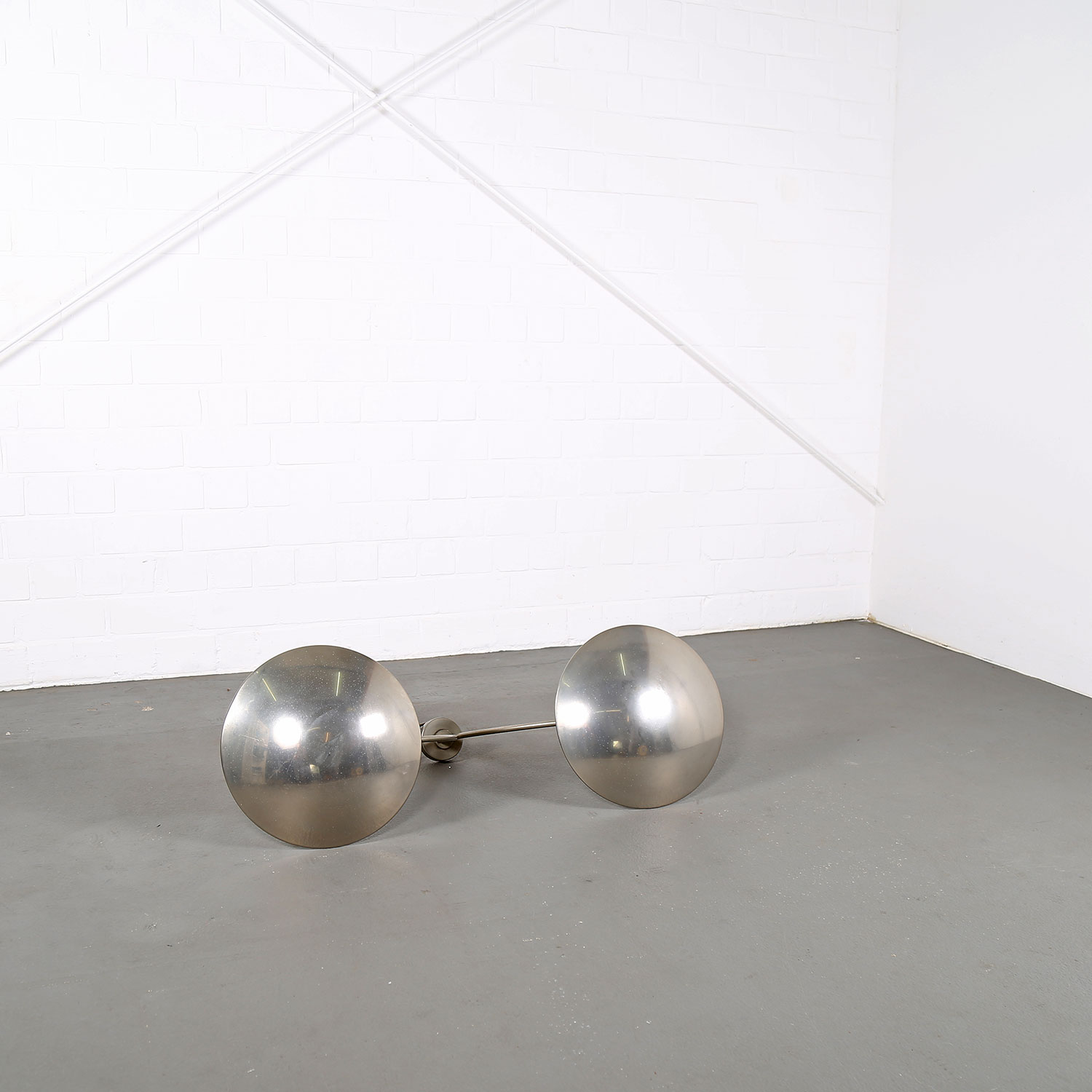 Deckenleuchte Florian Schulz Design Duan Modern Kaiser Idell Doppelarm Messing silber