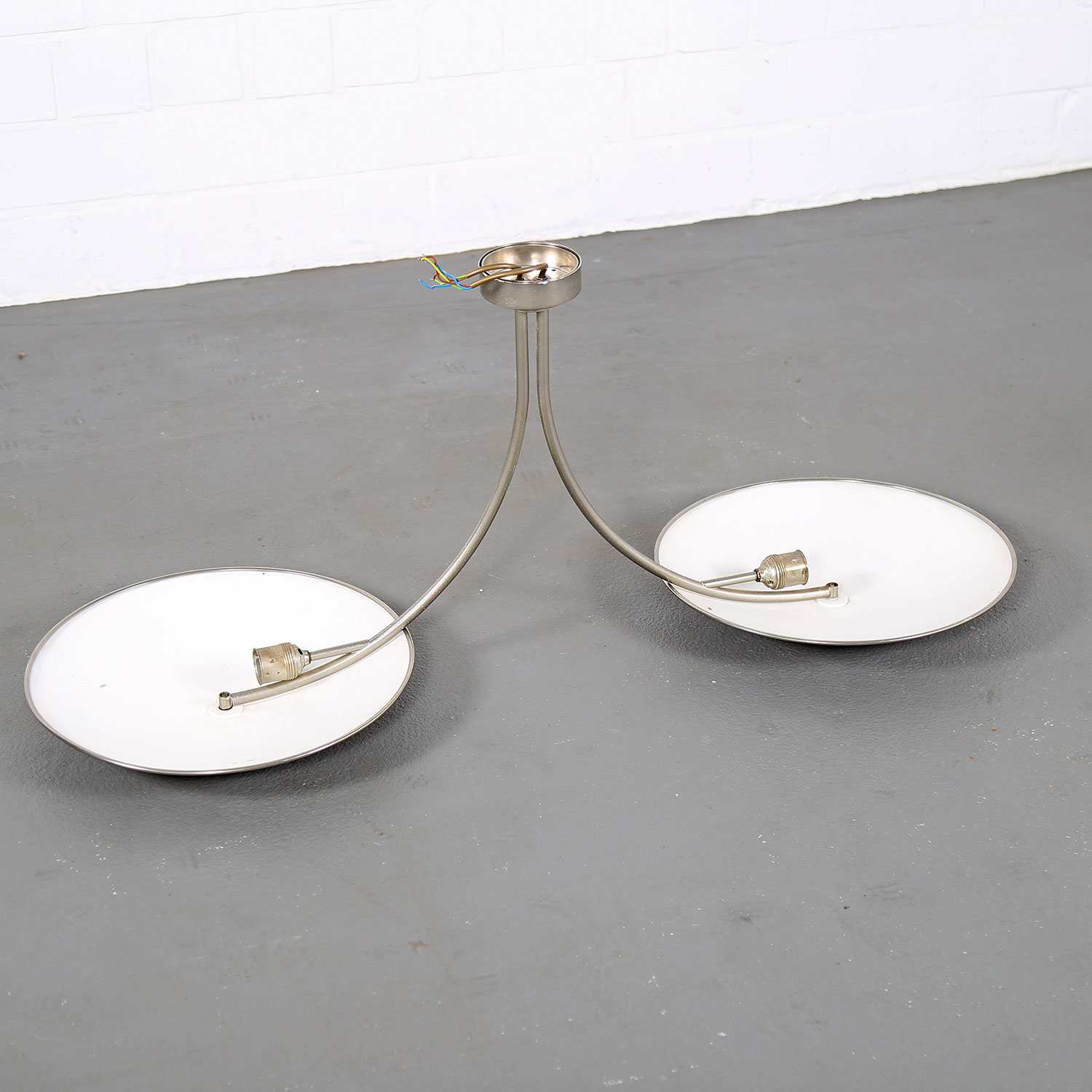 Deckenleuchte Florian Schulz Design Duan Modern Kaiser Idell Doppelarm Messing silber