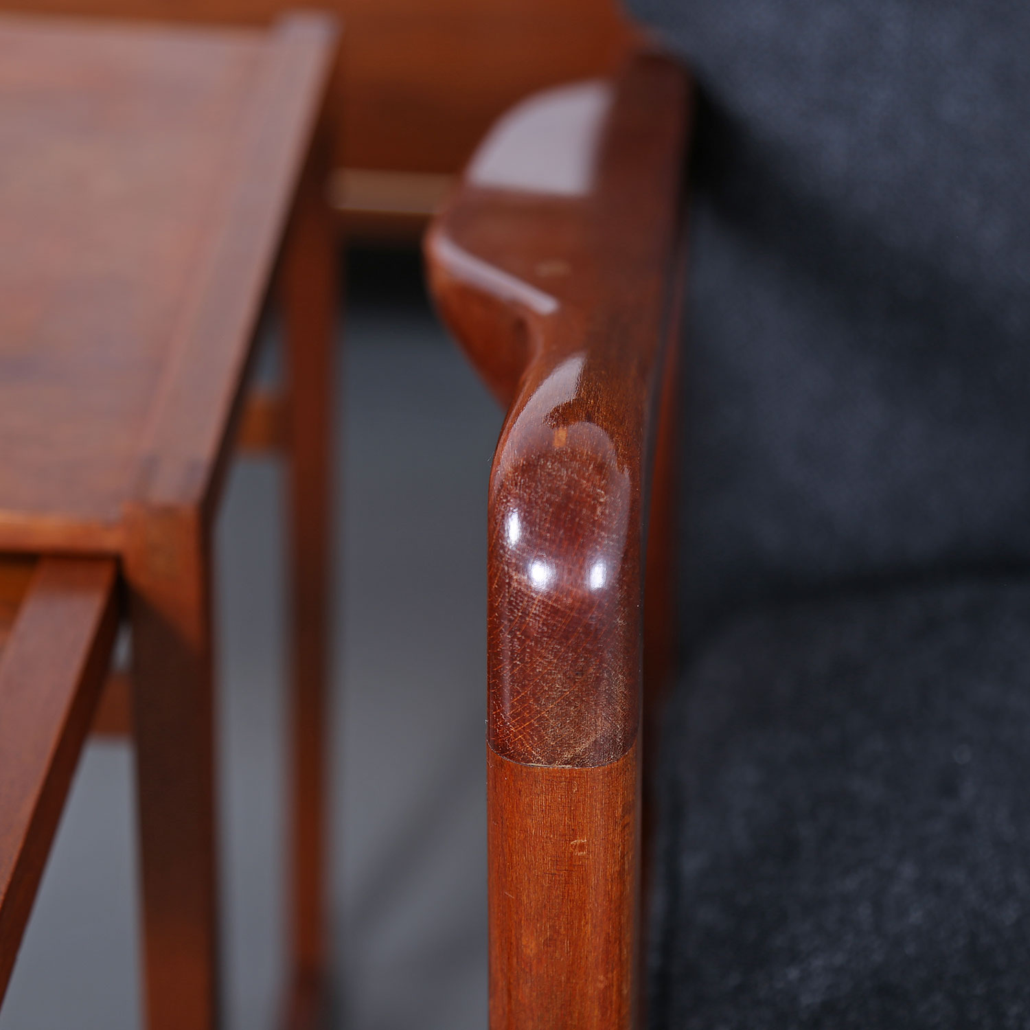 Sören Hansen Fritz Hansen Wingback Chair Kvadrat Hammerhead 50s Design