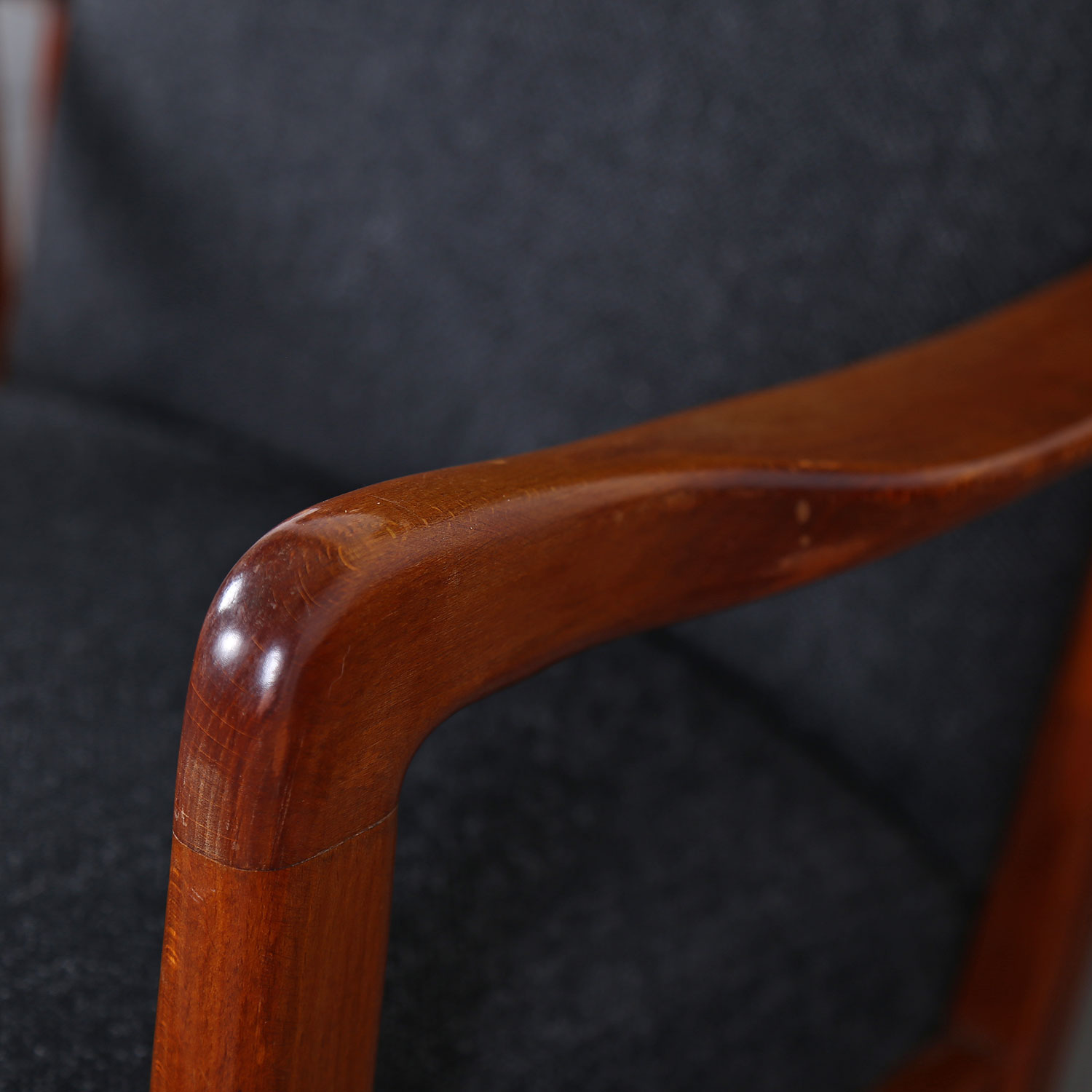 Sören Hansen Fritz Hansen Wingback Chair Kvadrat Hammerhead 50s Design