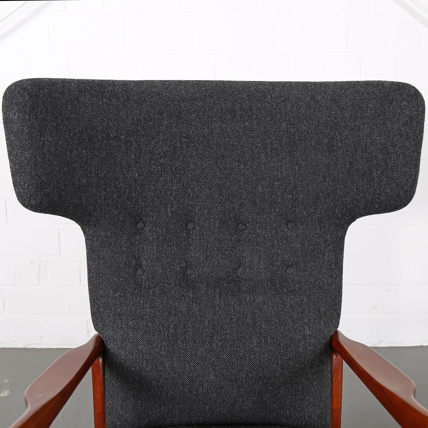 Sören Hansen Fritz Hansen Wingback Chair Kvadrat Hammerhead 50s Design