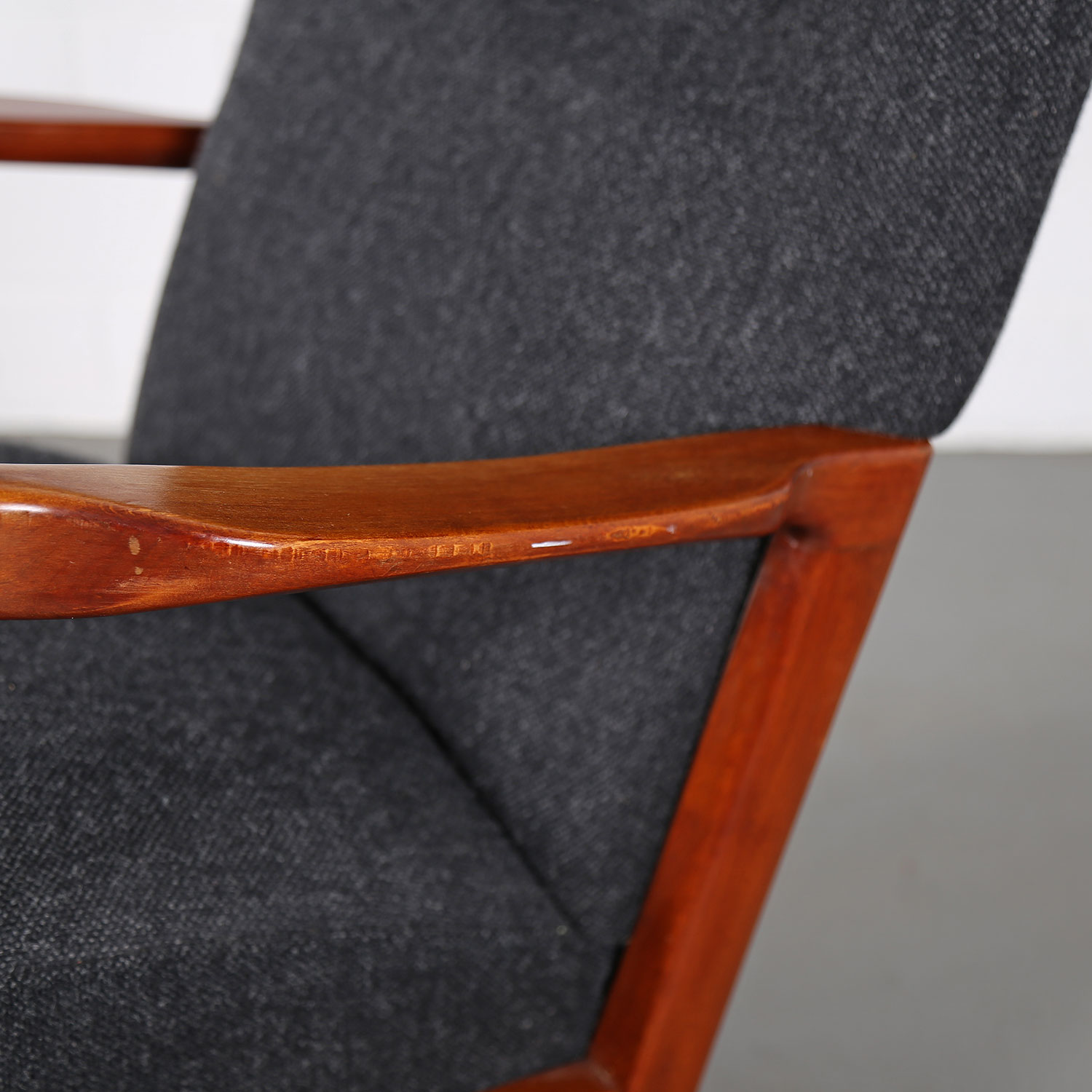 Sören Hansen Fritz Hansen Wingback Chair Kvadrat Hammerhead 50s Design