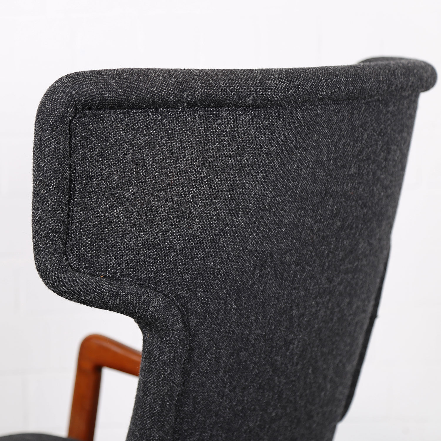 Sören Hansen Fritz Hansen Wingback Chair Kvadrat Hammerhead 50s Design