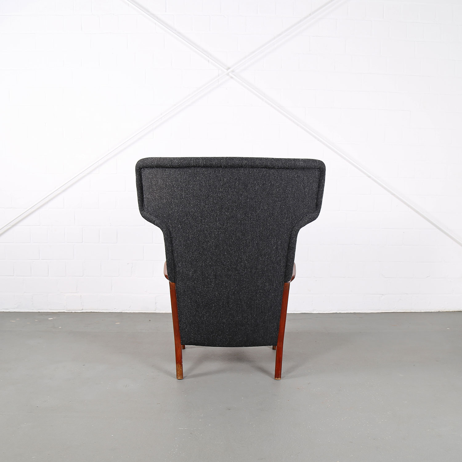 Sören Hansen Fritz Hansen Wingback Chair Kvadrat Hammerhead 50s Design