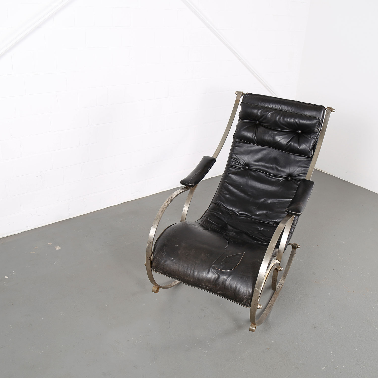 Rocking Chair Peter Cooper for R. W. Winfield 1851 Designklassiker gebraucht kaufen Museum Klassiker Schaukelstuhl Leder