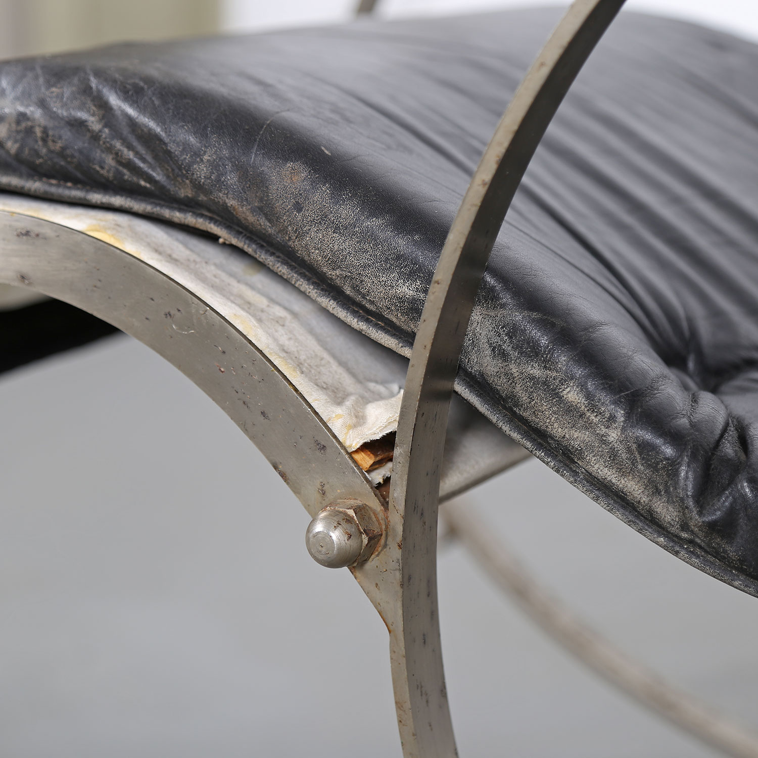 Rocking Chair Peter Cooper for R. W. Winfield 1851 Designklassiker gebraucht kaufen Museum Klassiker Schaukelstuhl Leder