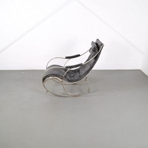 Rocking Chair Peter Cooper for R. W. Winfield 1851 Designklassiker gebraucht kaufen Museum Klassiker Schaukelstuhl Leder