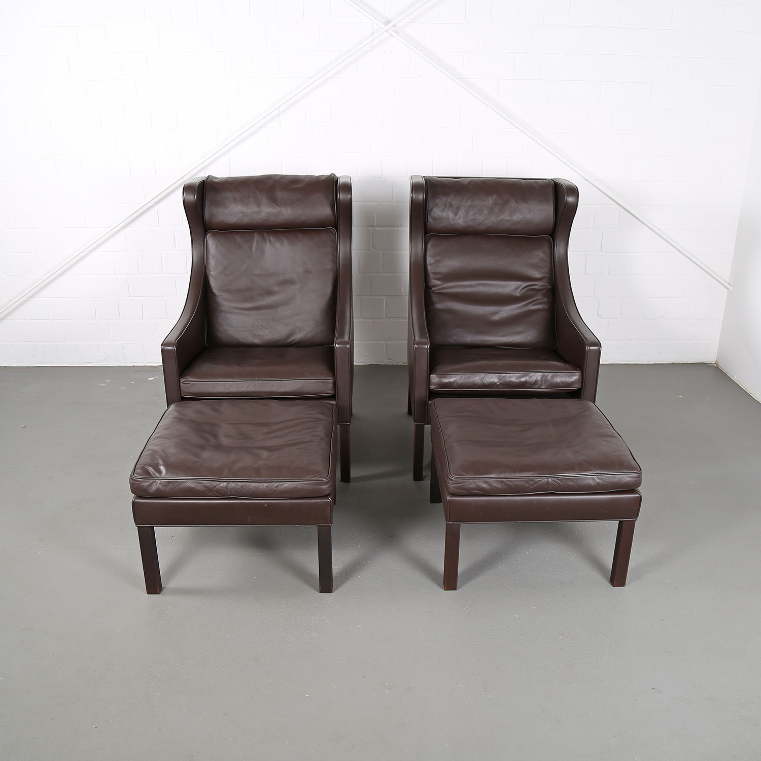 Borge Mogensen Danish Design Used gebraucht kaufen Orhensessel Wingbackchair 2201 2202 Ottoman