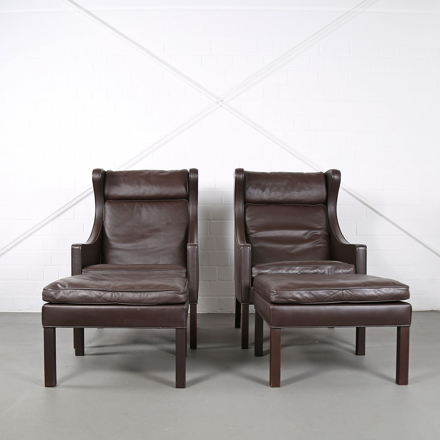 Borge Mogensen Danish Design Used gebraucht kaufen Orhensessel Wingbackchair 2201 2202 Ottoman