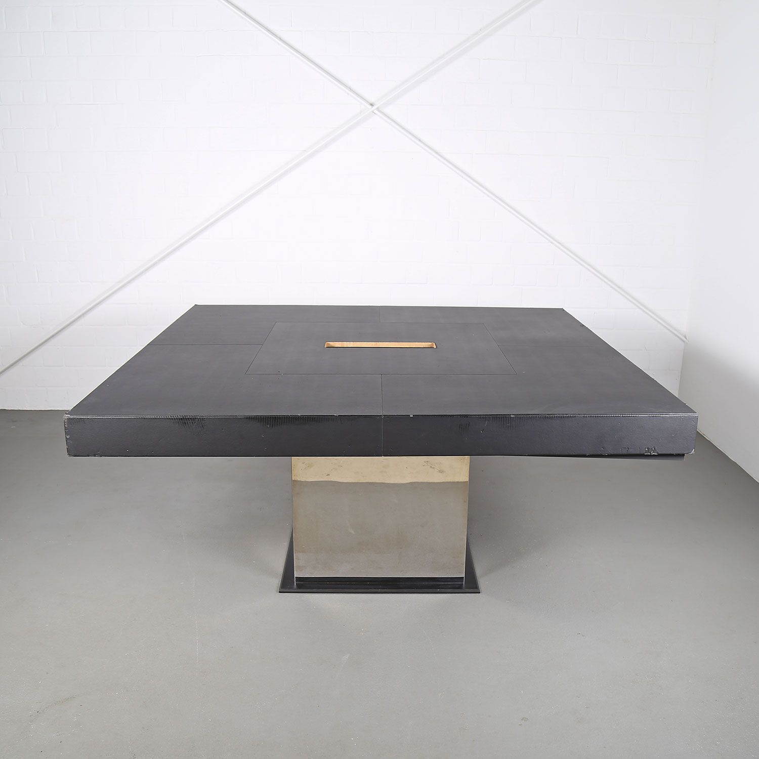 Leather Conference Table C.E.O. Cube Lella & Massimo Vignelli for Poltrona Frau - Image 13