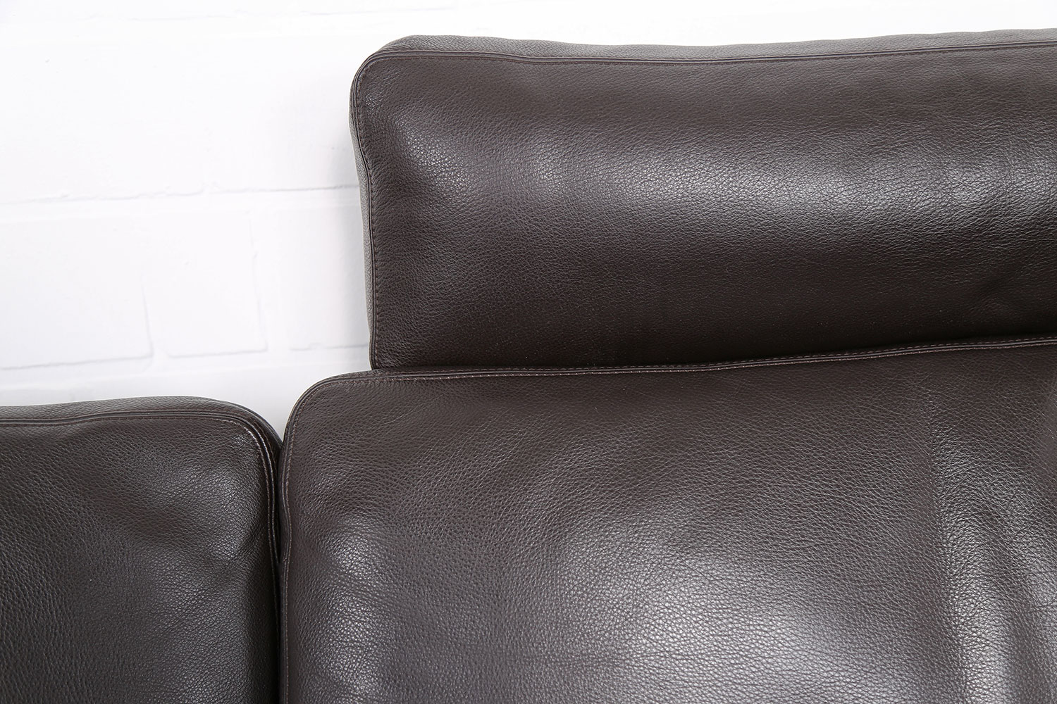 COR Conseta brown Leather Corner Couch Ecksofa Design - Image 15