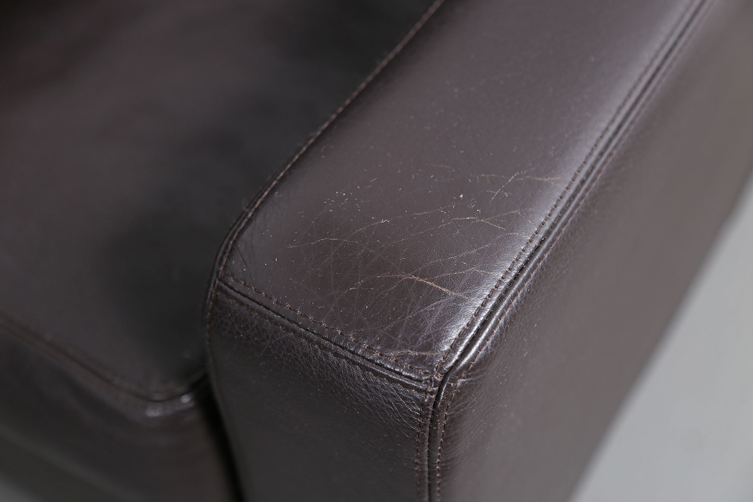 COR Conseta brown Leather Corner Couch Ecksofa Design - Image 16