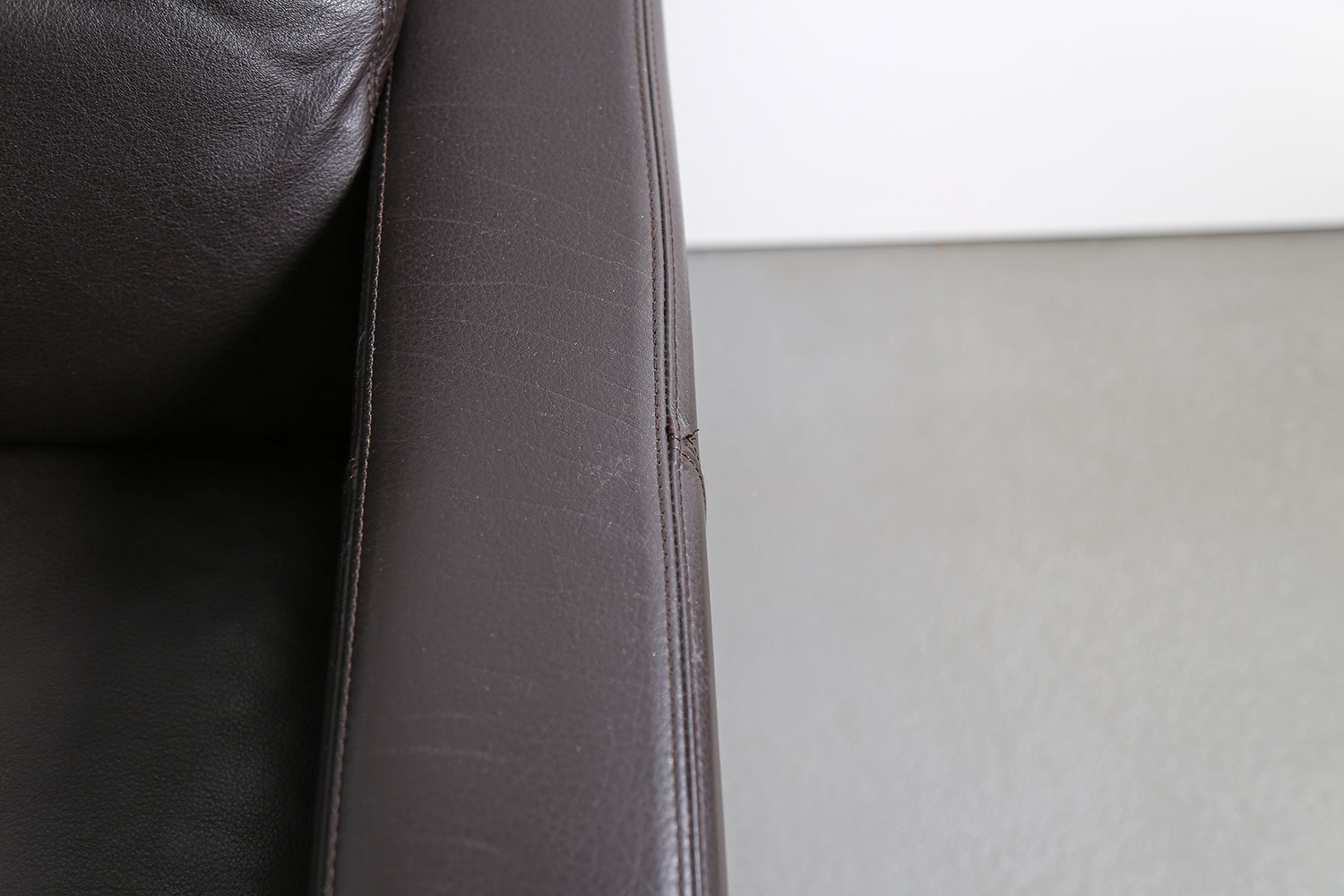 COR Conseta brown Leather Corner Couch Ecksofa Design - Image 18