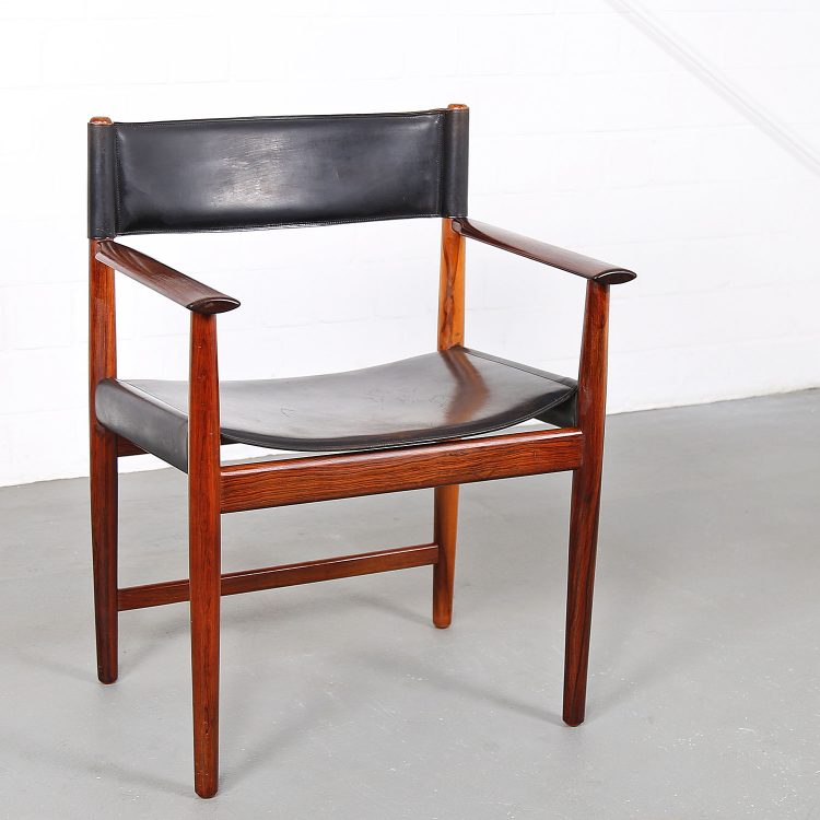 Kurt_Ostervig_Sibast_Office_Chair_Dining_Rosewood_Danish_Design_Leather