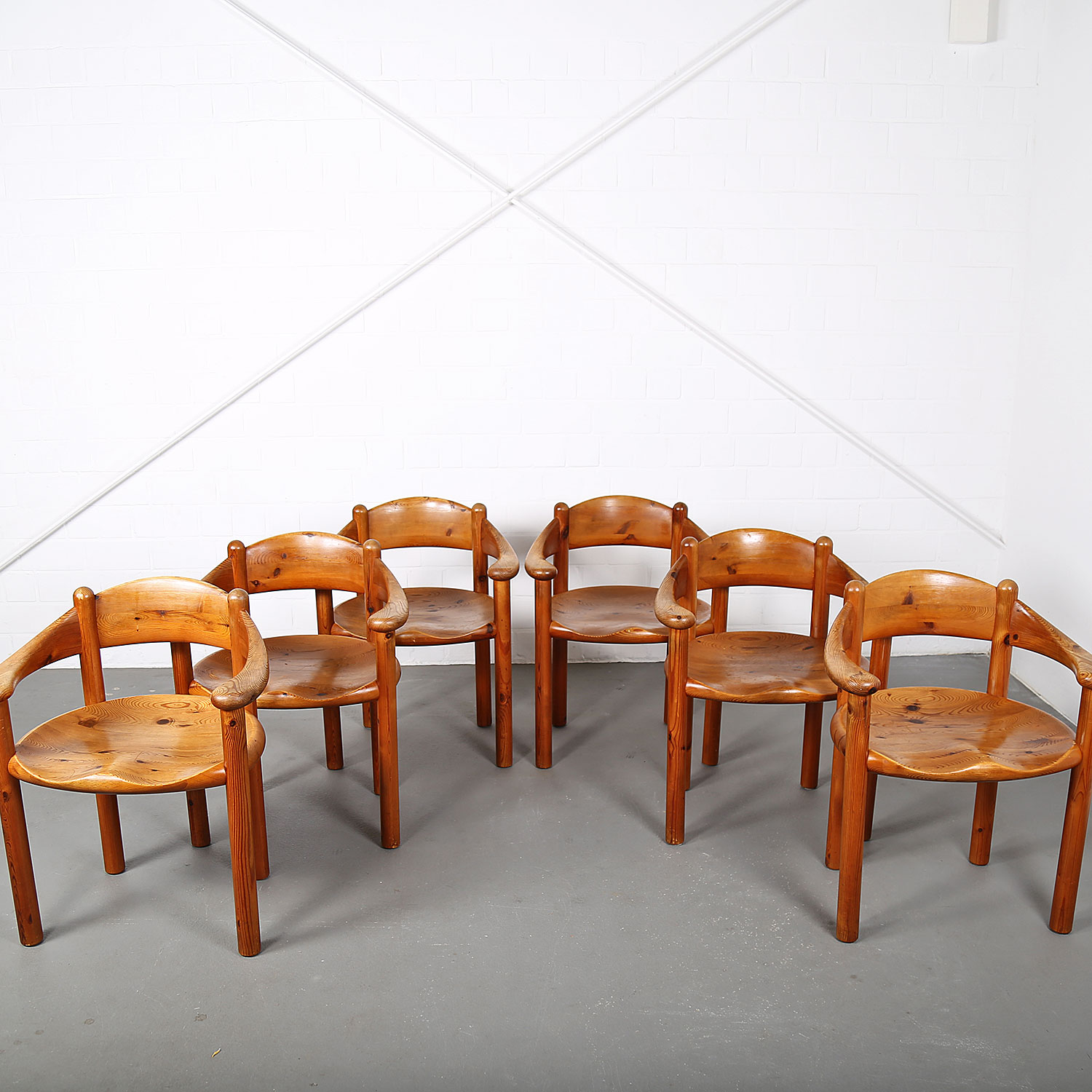 Mid-Century_Modern_Set_Pine_Danish_Chairs_Rainer_Daumiller_1970s_Kiefer_Design