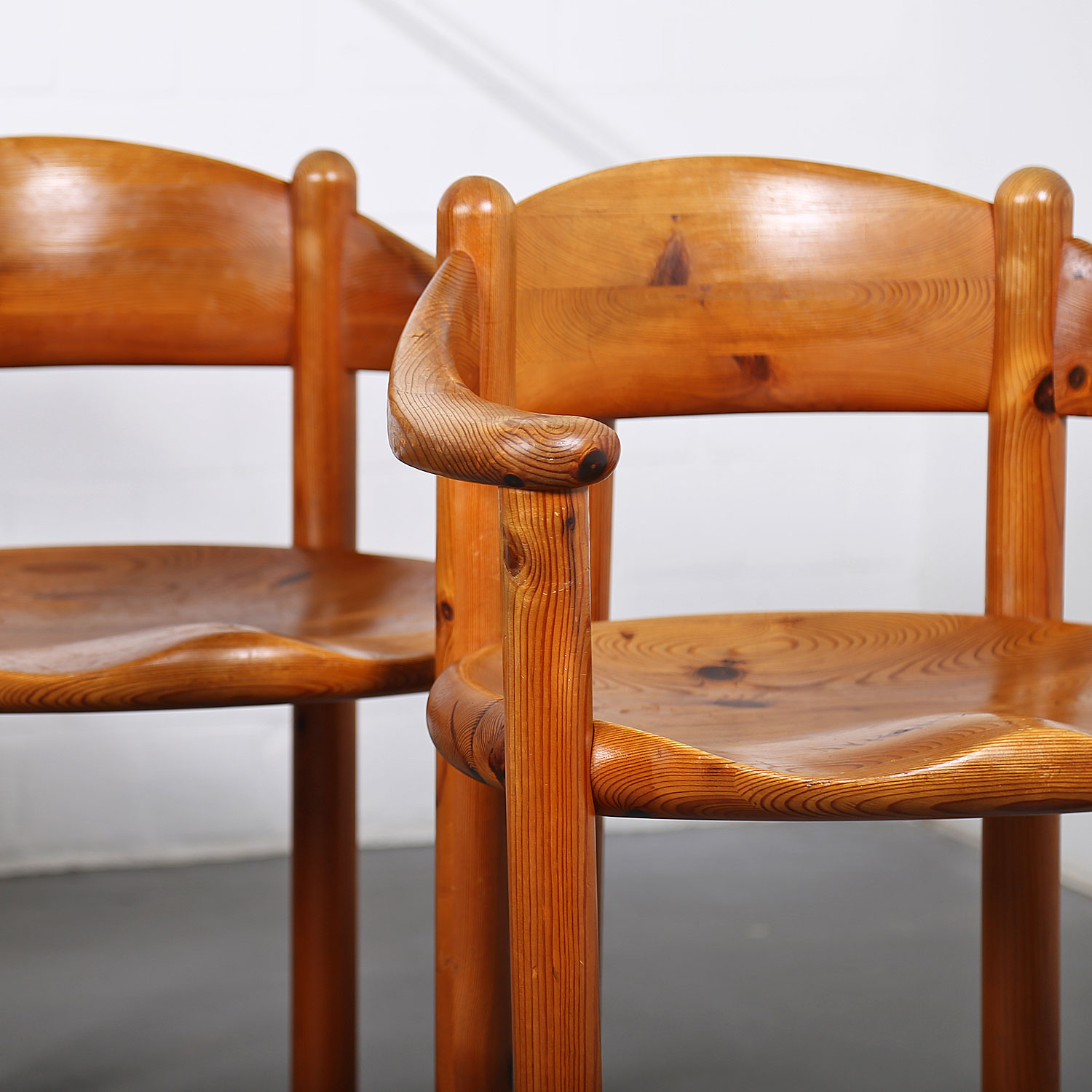 Mid-Century_Modern_Set_Pine_Danish_Chairs_Rainer_Daumiller_1970s_Kiefer_Design