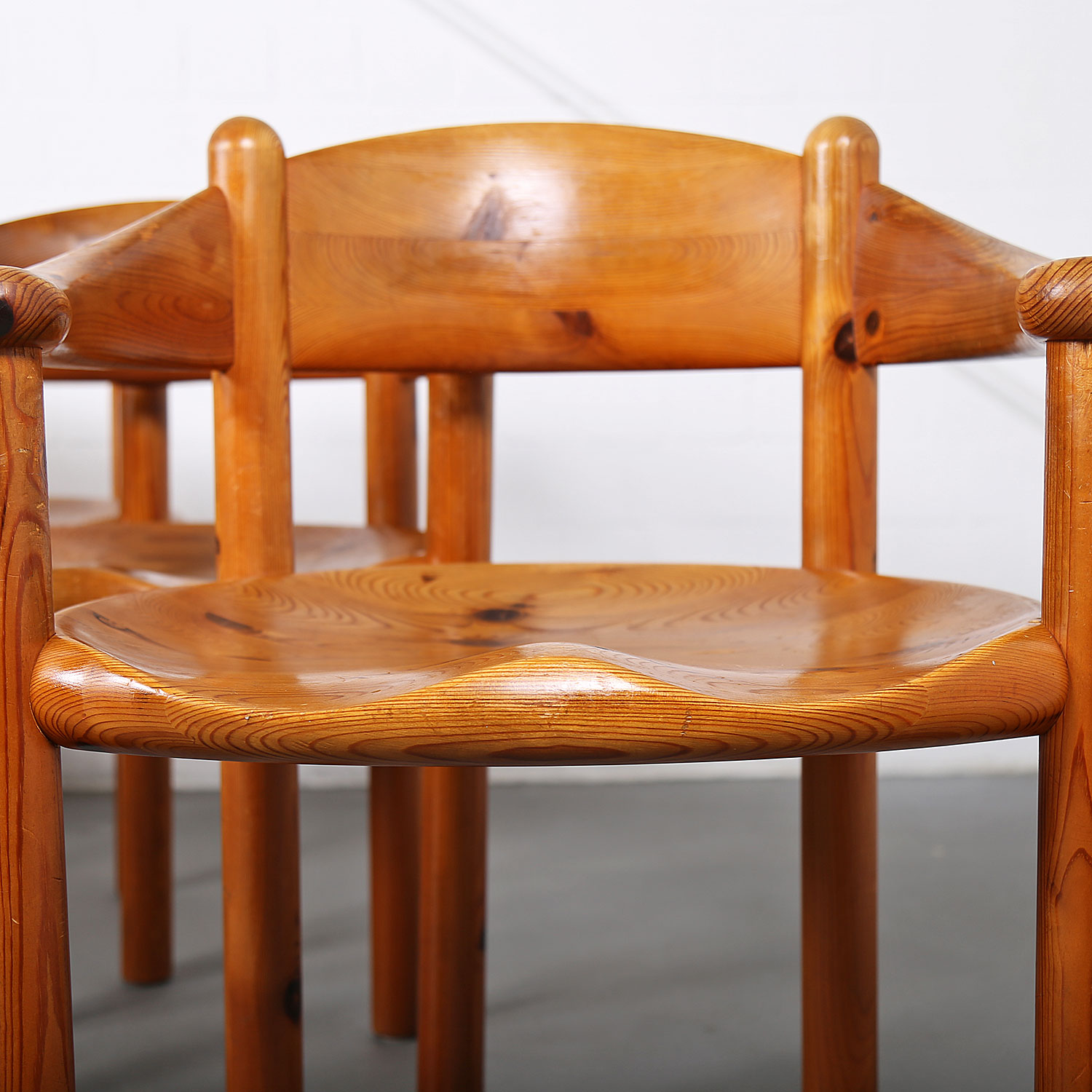Mid-Century_Modern_Set_Pine_Danish_Chairs_Rainer_Daumiller_1970s_Kiefer_Design