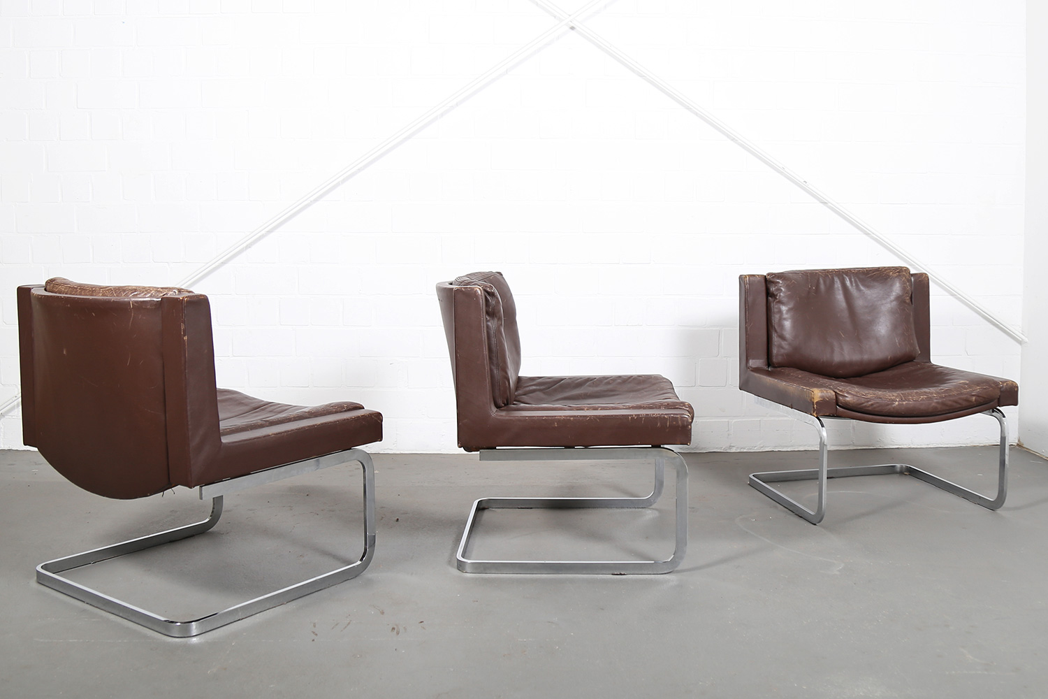 Set of 2 De Sede RH 201 Robert Haussmann Design Executive Lounge Chairs Switzerland - Image 7