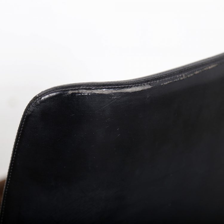 Fröscher Leather Office Chair Ib Kofod-Larsen (attr.) Elizabeth Danish Design