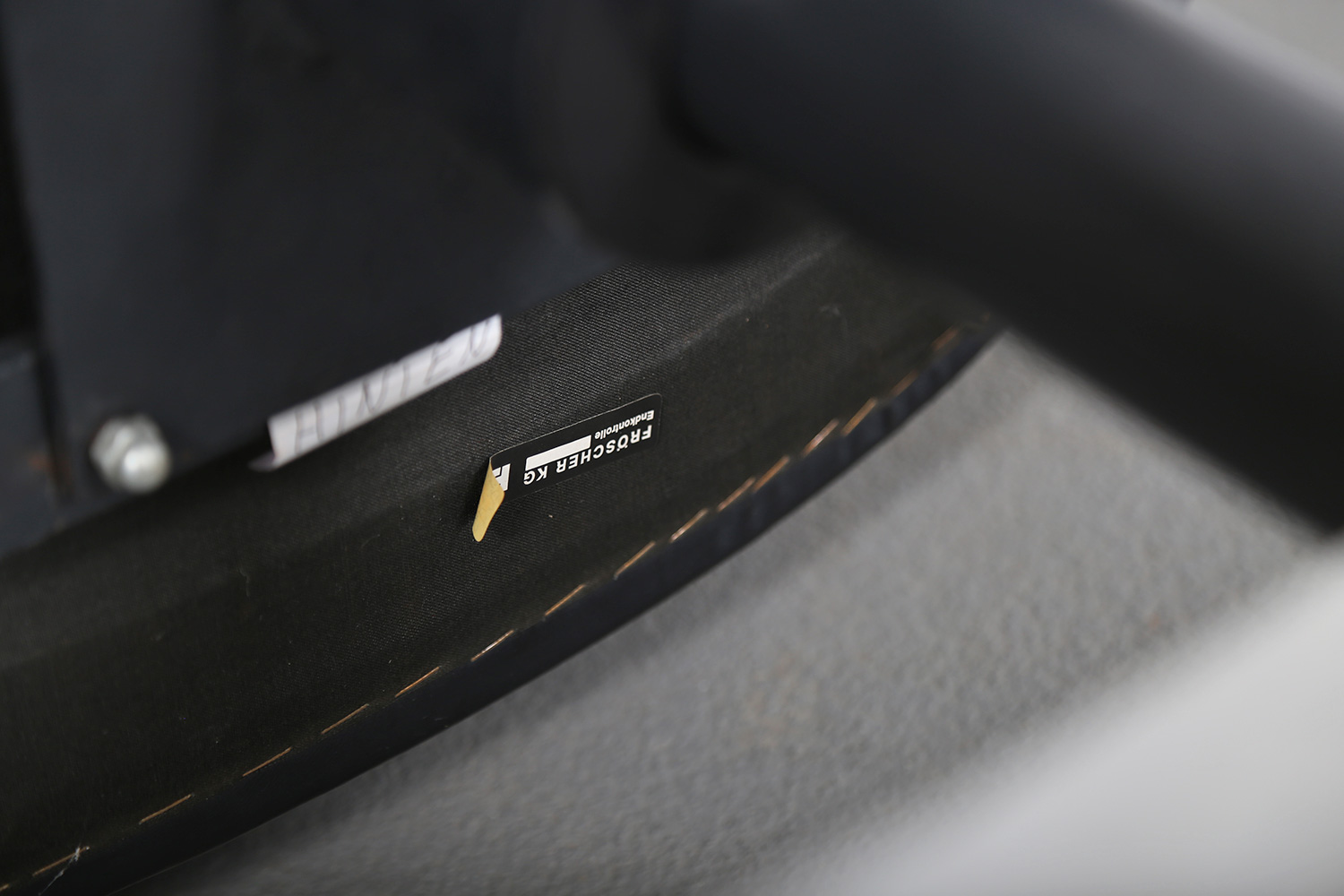 Froescher Office chair Ib Kofod Larsen Elizabeth attr Danish Design Leather Conference Chair Danish Design