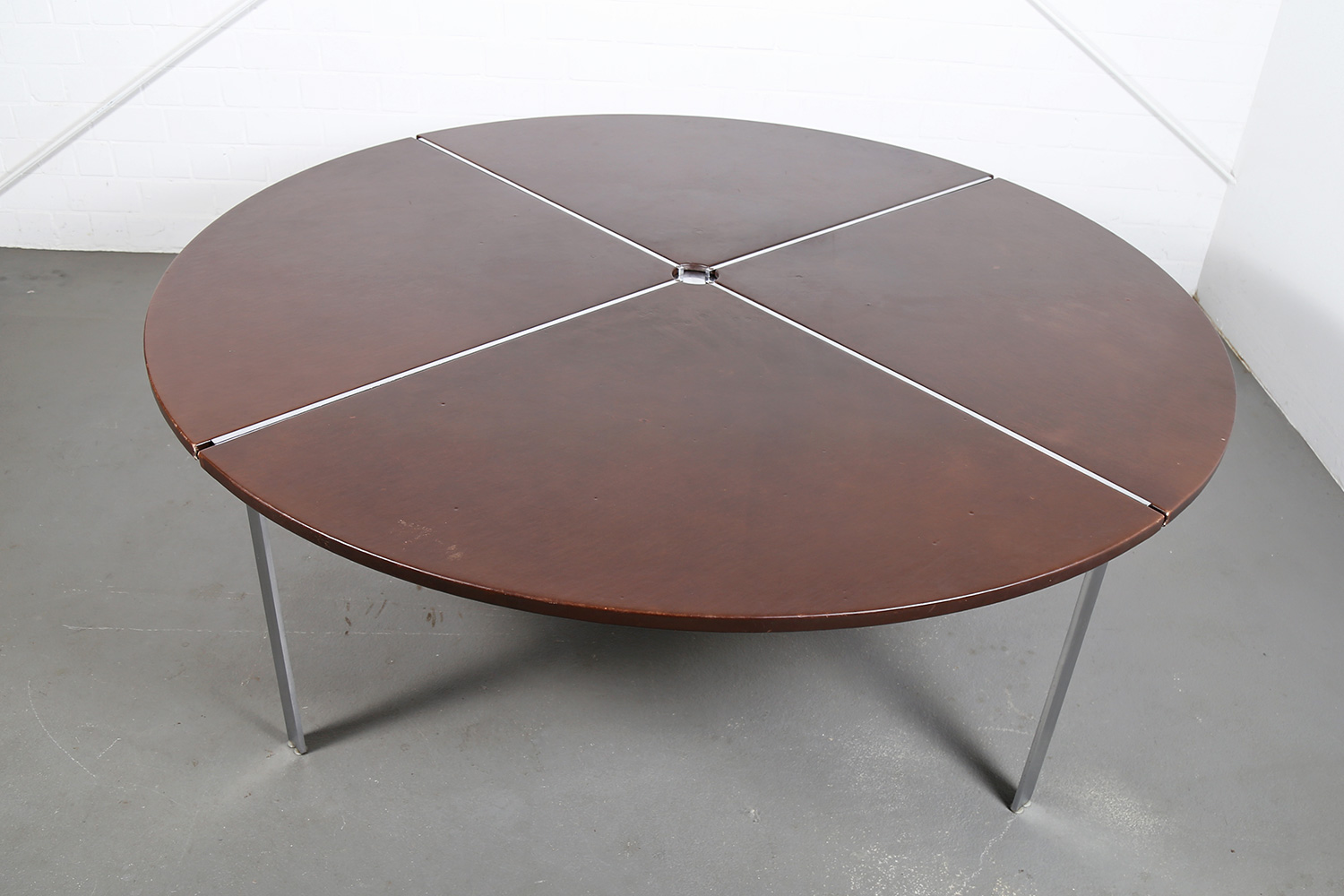 Jorgen Kastholm Preben Fabricius KT 210-4 Conference Table Kill International Bo-Ex Danish Design