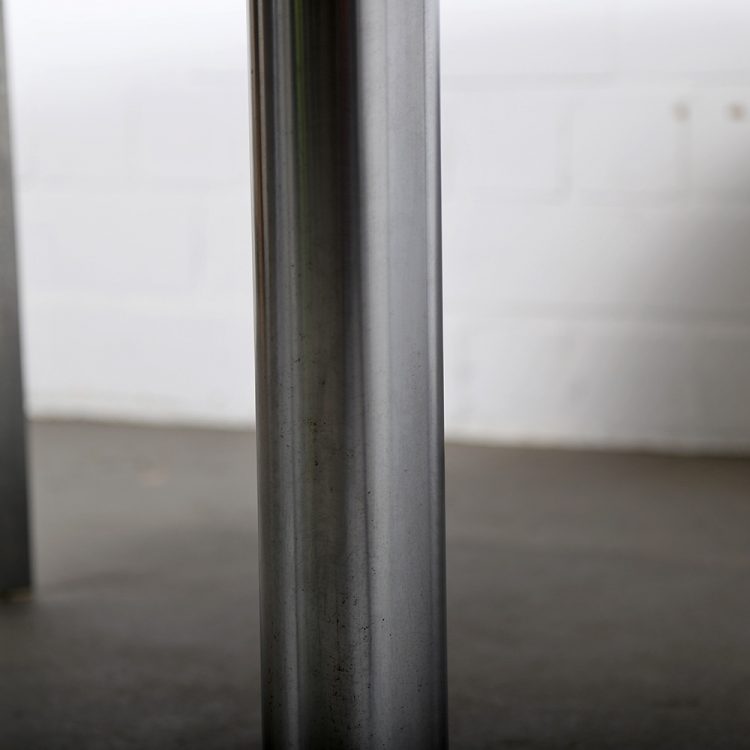 Conference/Dining Table Preben Fabricius & Jørgen Kastholm for Kill International Leather Top