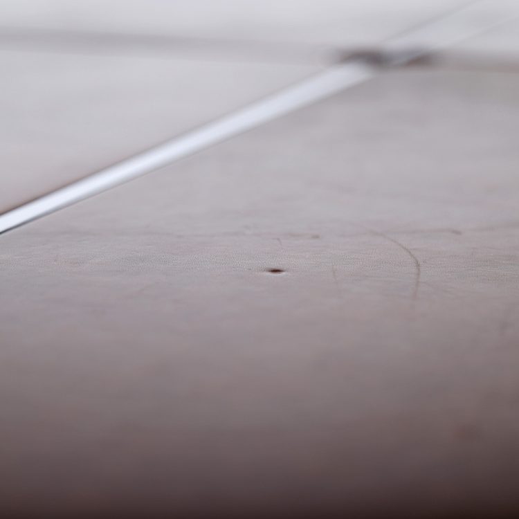 Conference/Dining Table Preben Fabricius & Jørgen Kastholm for Kill International Leather Top