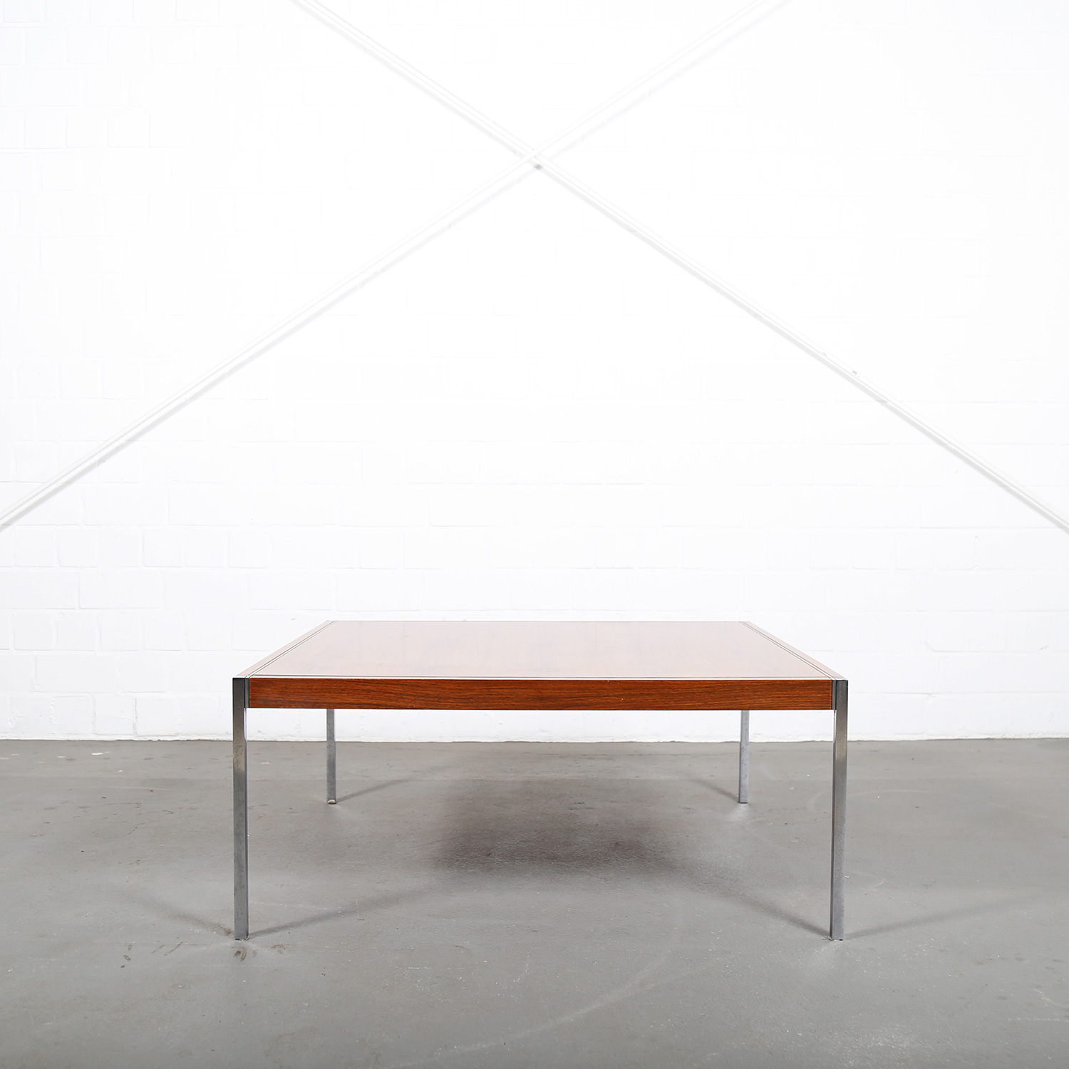 Richard Schultz Knoll International Coffee Table Mod 3454 Rosewood Chrome 60s Design