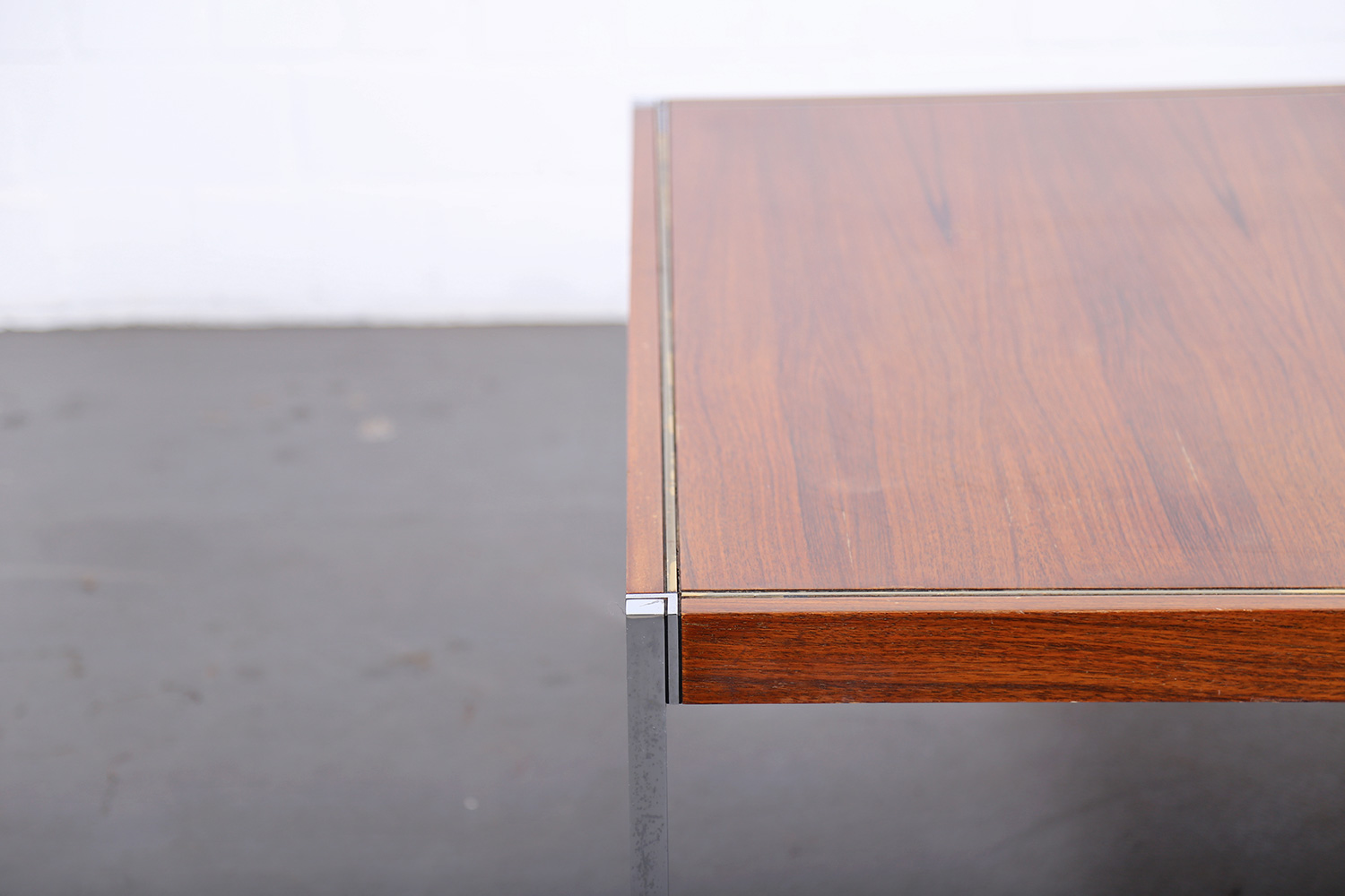 Richard Schultz Knoll International Coffee Table Mod 3454 Rosewood Chrome 60s Design