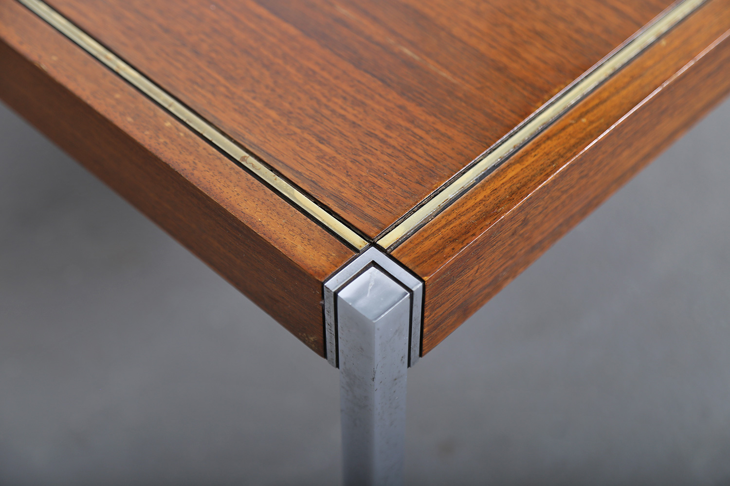 Richard Schultz Knoll International Coffee Table Mod 3454 Rosewood Chrome 60s Design