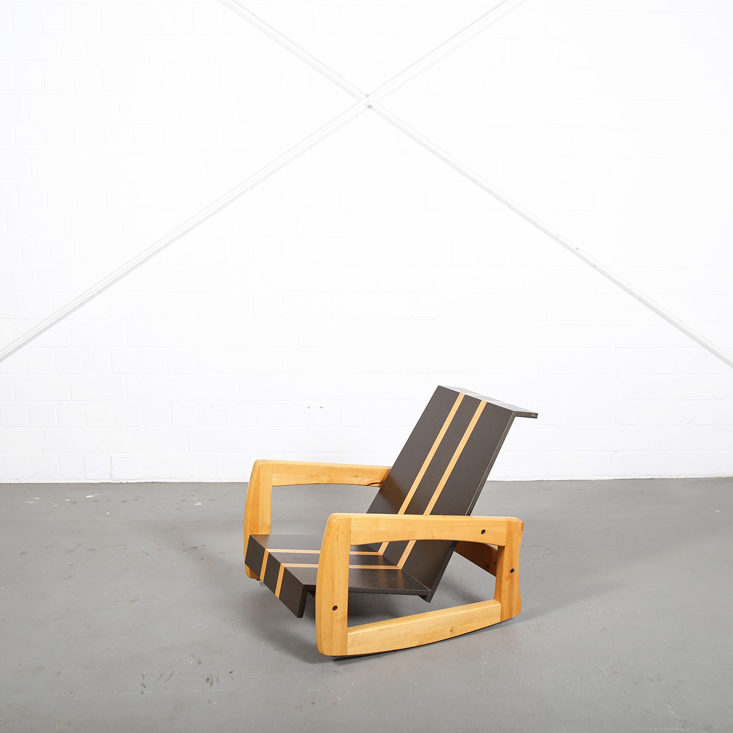 Sculptural Rocking Chair Schaukelstuhl Surfboard Design 70s Skateboard Vintage