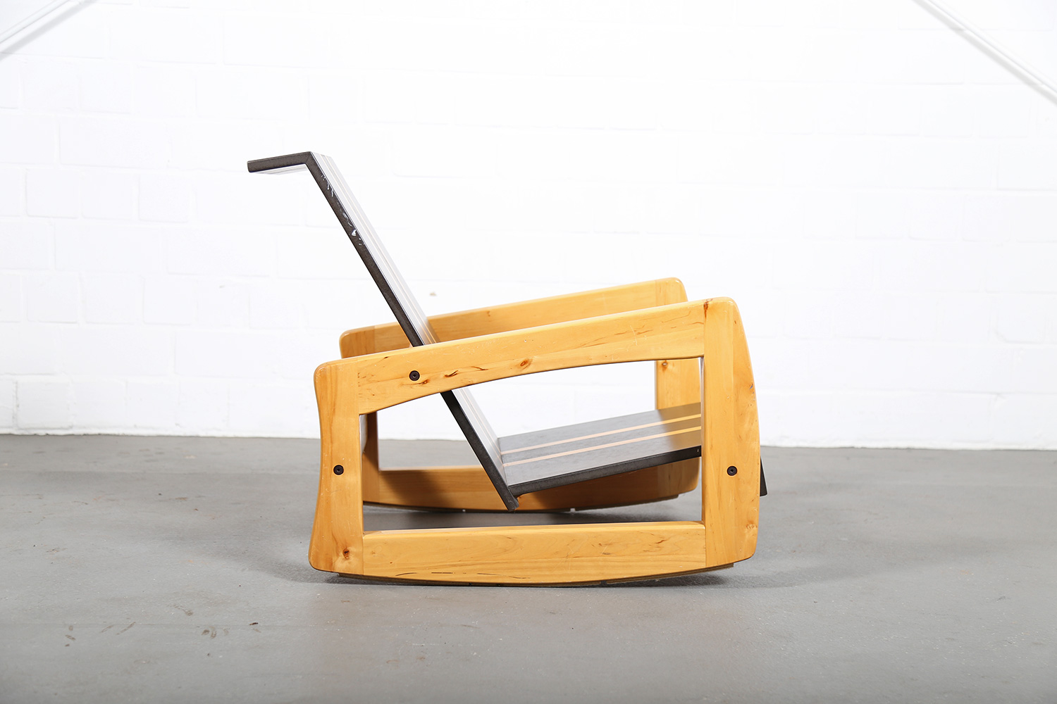 Sculptural Rocking Chair Schaukelstuhl Surfboard Design 70s Skateboard Vintage