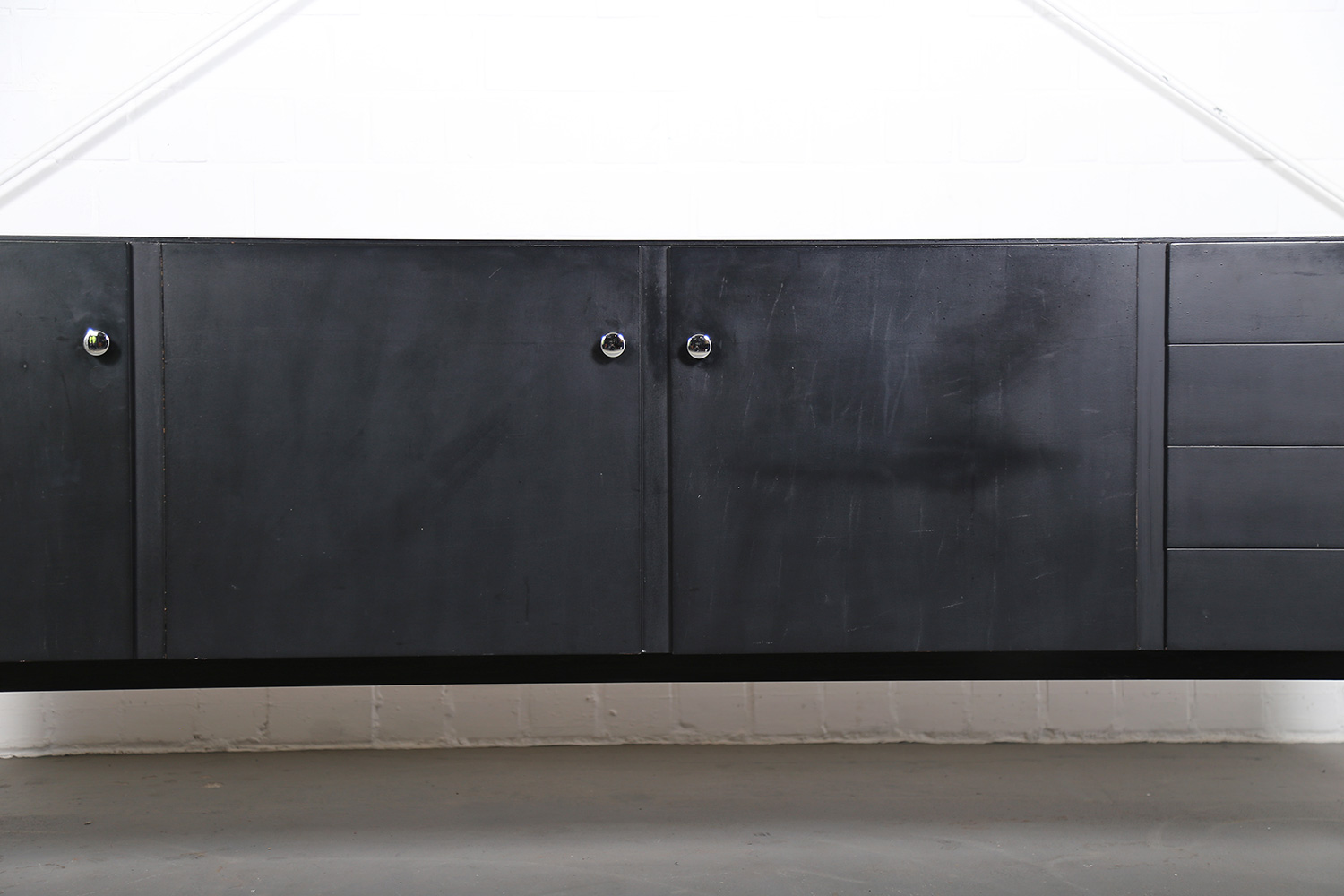 Sideboard Credenza 60s Vintage Design black Behr Alfred Hendrickx Belform