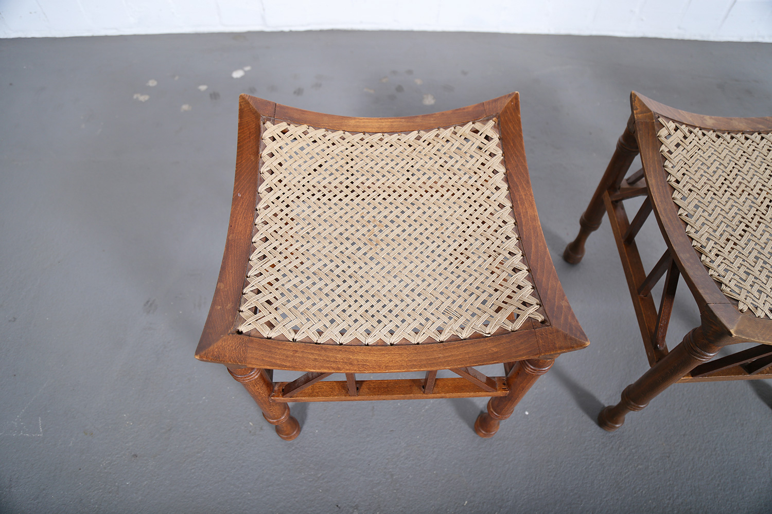 Thebes Stool Liberty and Co attr early 20th century egyptian revival 1884