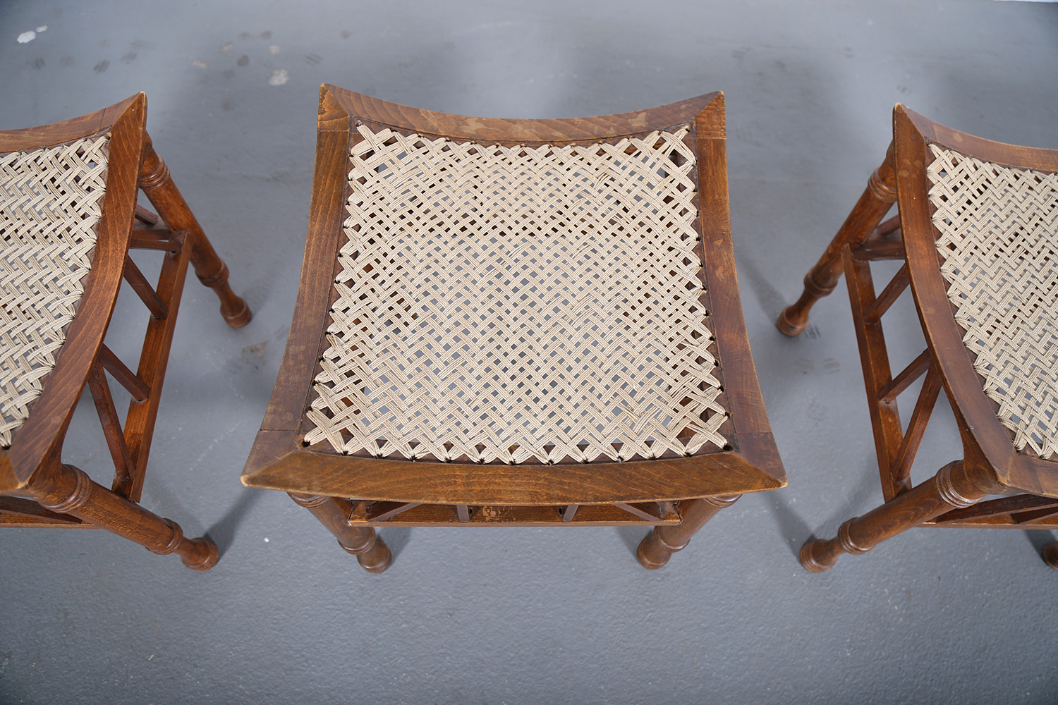 Thebes Stool Liberty and Co attr early 20th century egyptian revival 1884