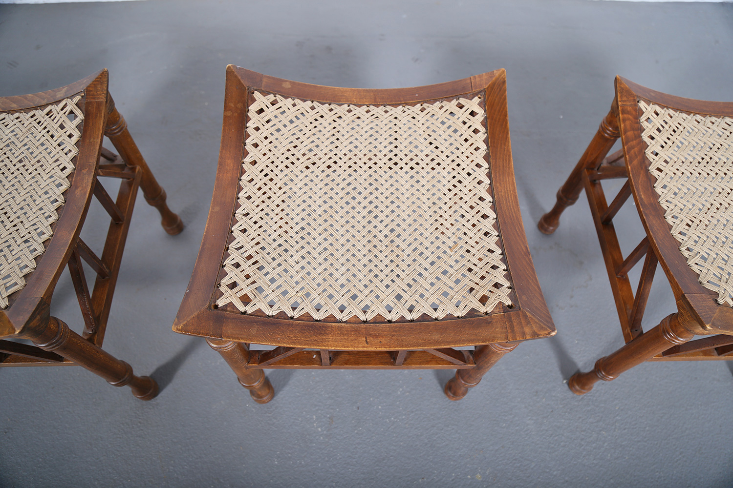 Thebes Stool Liberty and Co attr early 20th century egyptian revival 1884