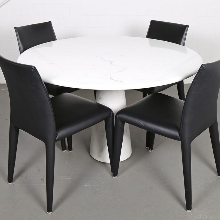 Angelo Mangiarotti M1 T70 Marble Dining Table Skipper Italy (attr.)