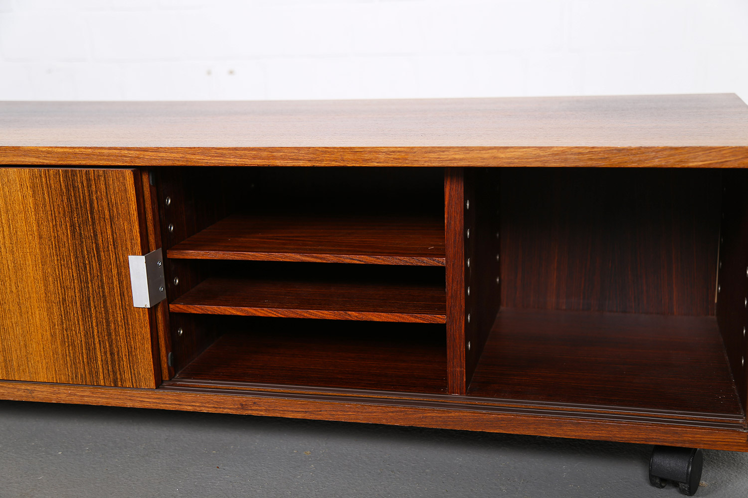 Bofinger Produktion Antoine Philippon Rosewood Room Divider HiFi-Lowboard