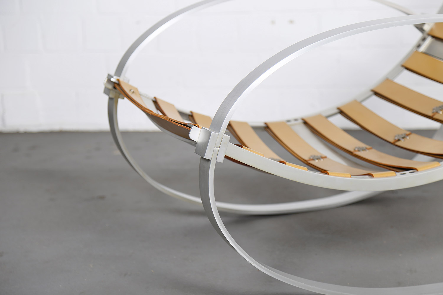 Rocking Chair Hans Kaufeld German Design 70s 70er Jahre Schaukelstuhl Lammfell Schafsfell