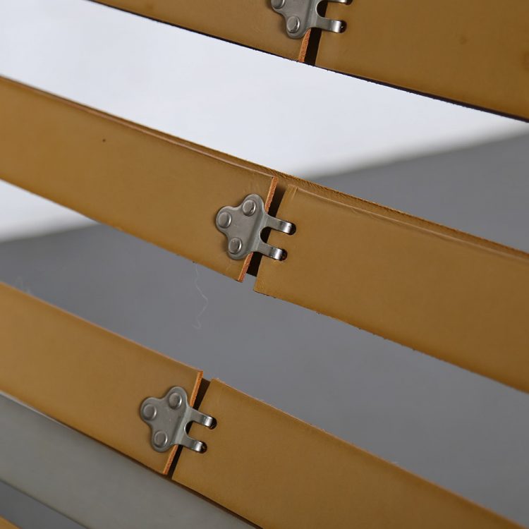 Hans Kaufeld Sheepskin and Brushed Aluminium Mid-Century Modern Rocking Chair