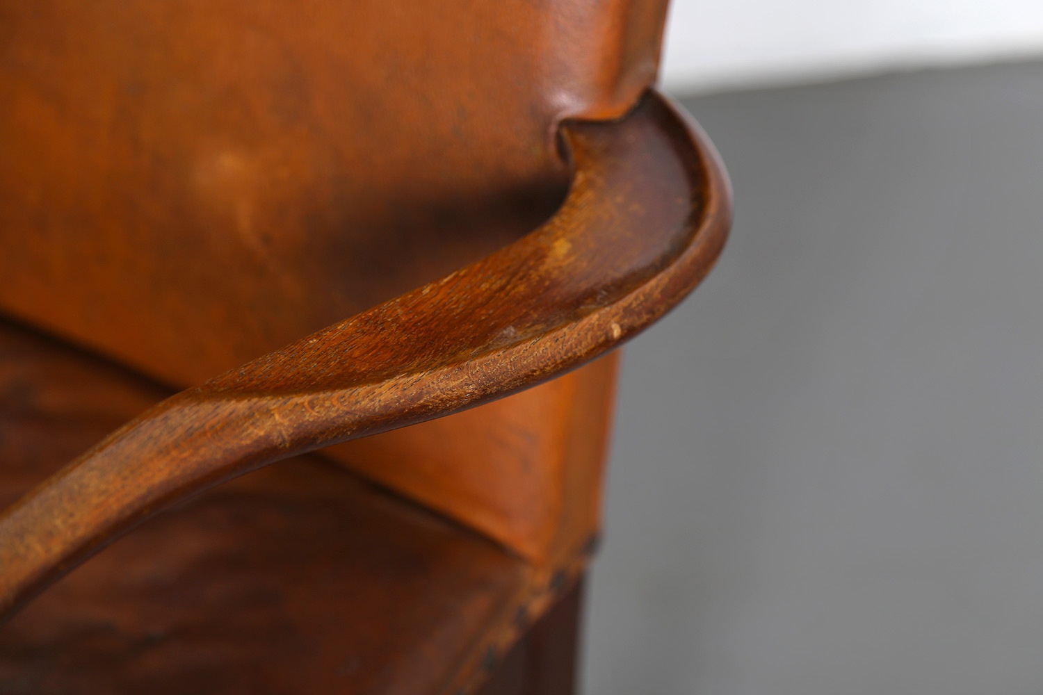 Danish Design Armchair Vintage Leather Frits Henningsen Jacob Kjaer Kaare Klint Kofod-Larsen Ole Wanscher