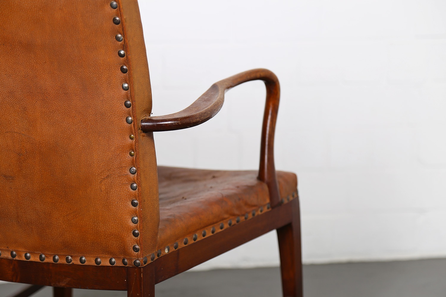Danish Design Armchair Vintage Leather Frits Henningsen Jacob Kjaer Kaare Klint Kofod-Larsen Ole Wanscher