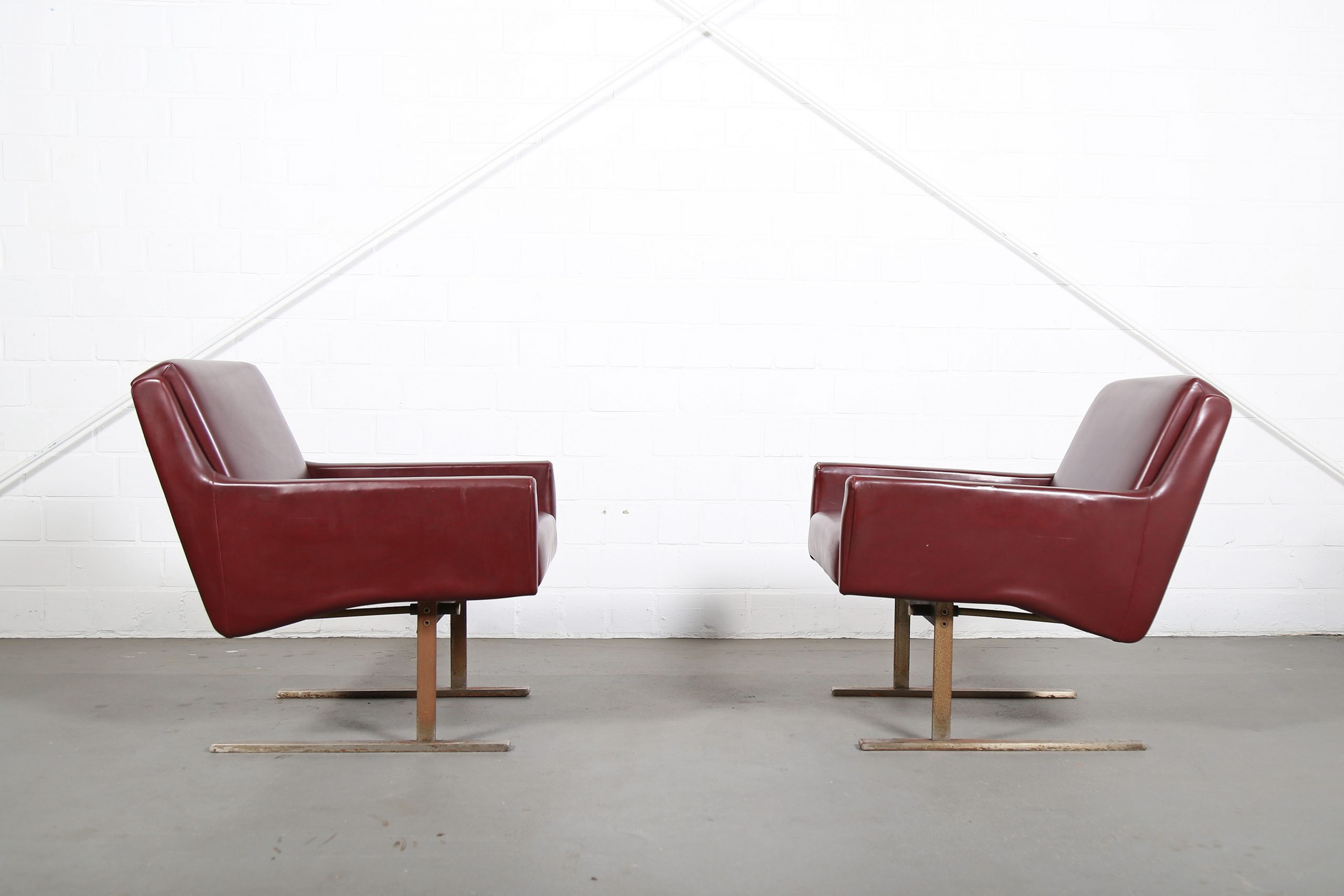 Set of 4 Wilkhahn Flexor Armchairs Model 856-0 and a Table by Georg Leowald - Image 5