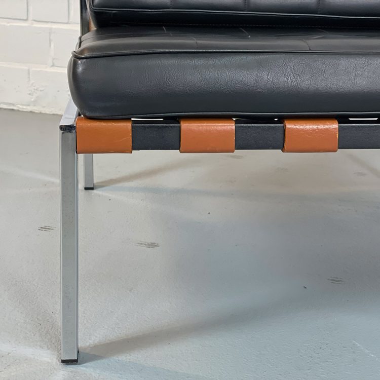 Two Ernst Josef Althoff Lounge Chairs Barcelona style 60s Midcentury Modern