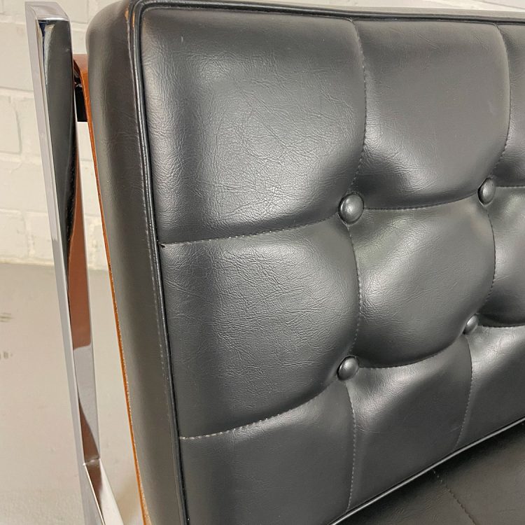 Two Ernst Josef Althoff Lounge Chairs Barcelona style 60s Midcentury Modern