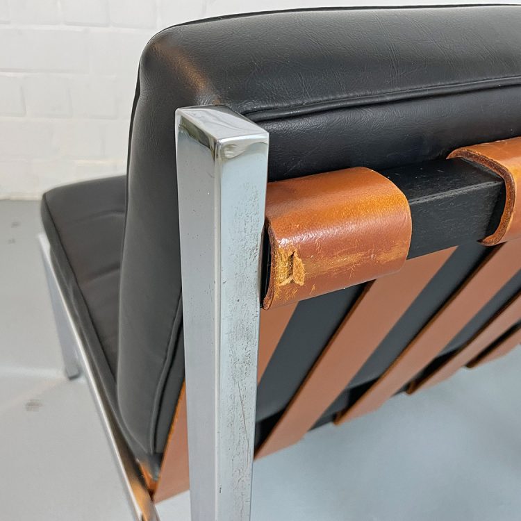 Two Ernst Josef Althoff Lounge Chairs Barcelona style 60s Midcentury Modern