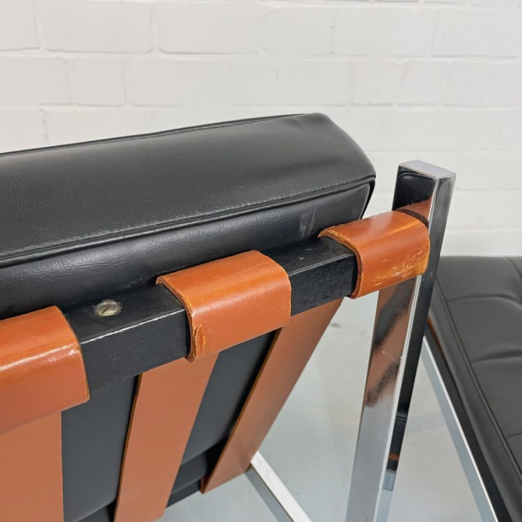 Two Ernst Josef Althoff Lounge Chairs Barcelona style 60s Midcentury Modern