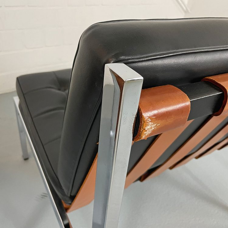 Two Ernst Josef Althoff Lounge Chairs Barcelona style 60s Midcentury Modern